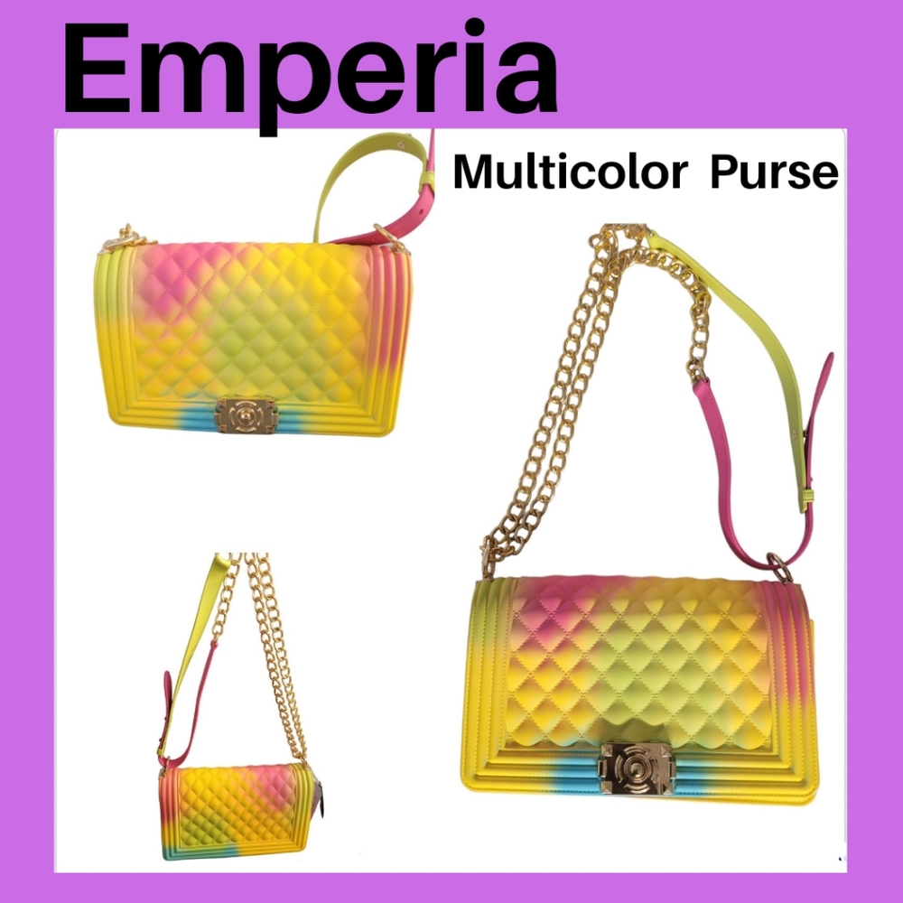 Emperia Rainbow Color Jelly Purse